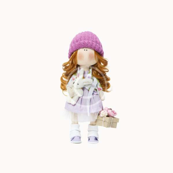 Lilac tilda doll